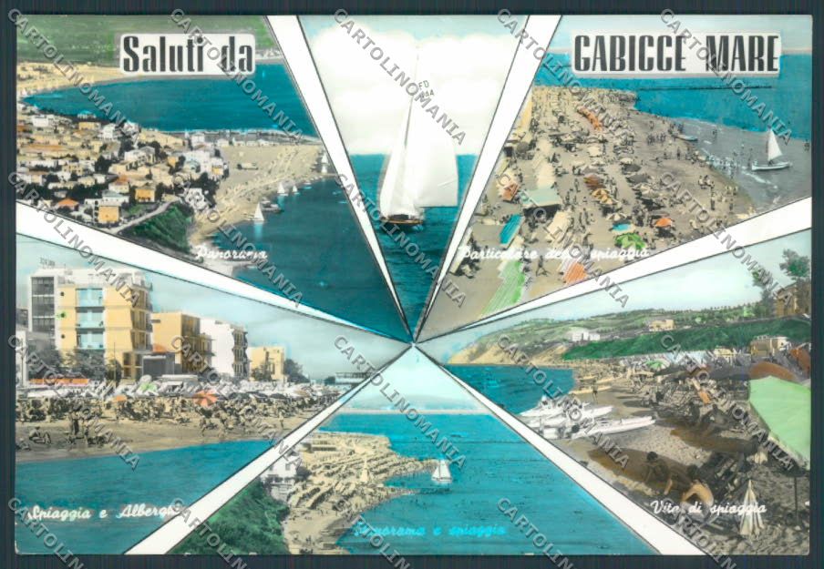 Pesaro Gabicce Saluti da Foto FG cartolina ZF6906 – fronte