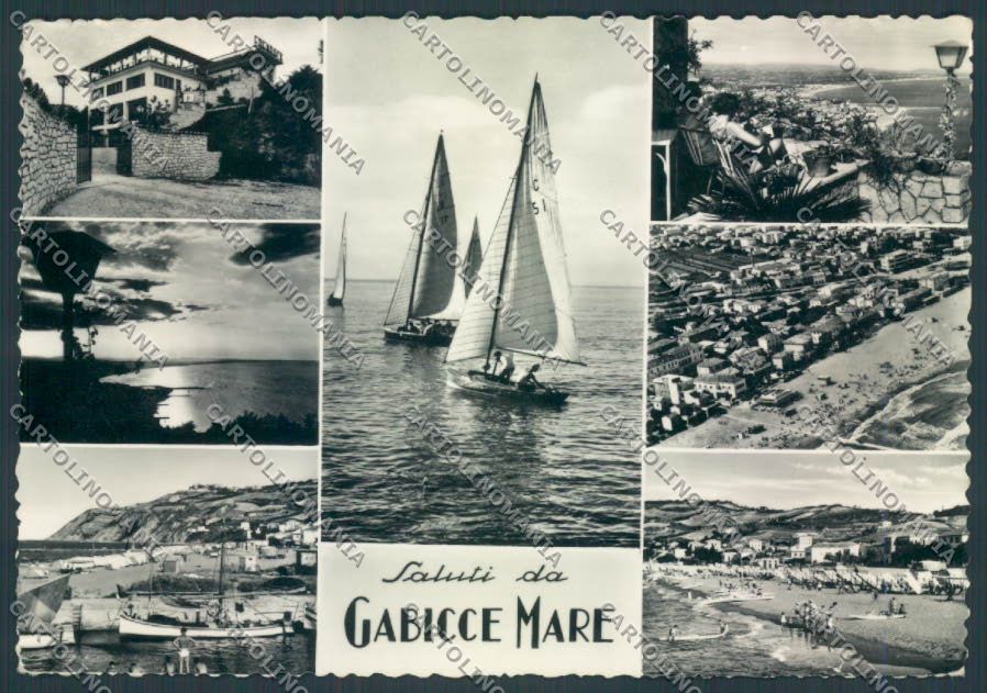 Pesaro Gabicce PIEGHINE Foto FG cartolina ZF6908 – fronte