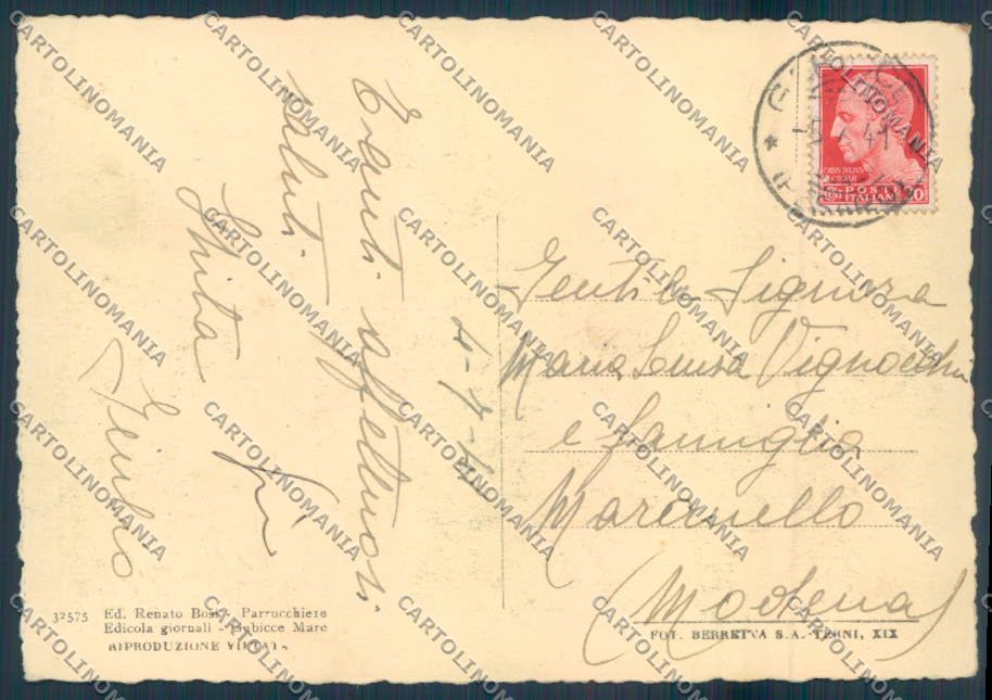 Pesaro Gabicce FG cartolina ZF6923 – retro