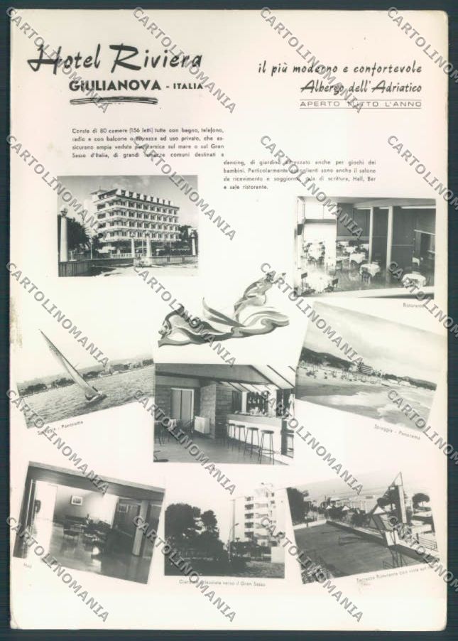 Teramo Giulianova Bar Foto FG cartolina ZF6936 – fronte