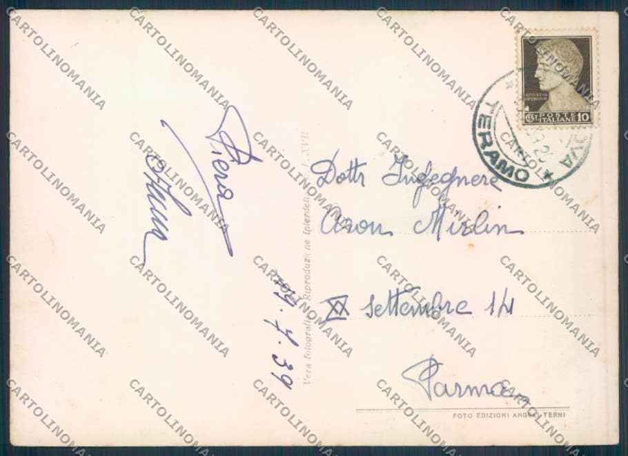 Teramo Giulianova Foto FG cartolina ZF6937 – retro