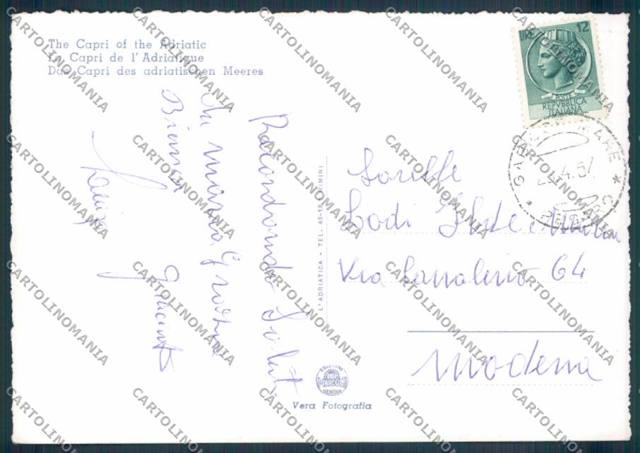 Pesaro Gabicce Foto FG cartolina ZF6955 – retro