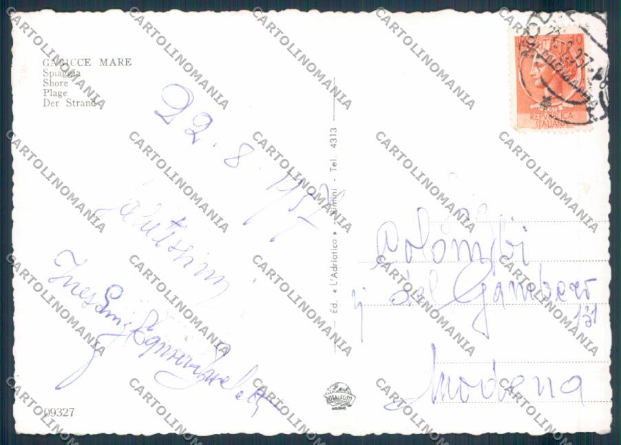 Pesaro Gabicce Foto FG cartolina ZF6962 – retro