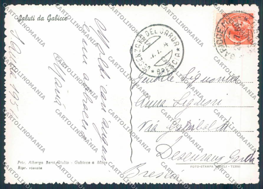 Pesaro Gabicce Foto FG cartolina ZF6963 – retro