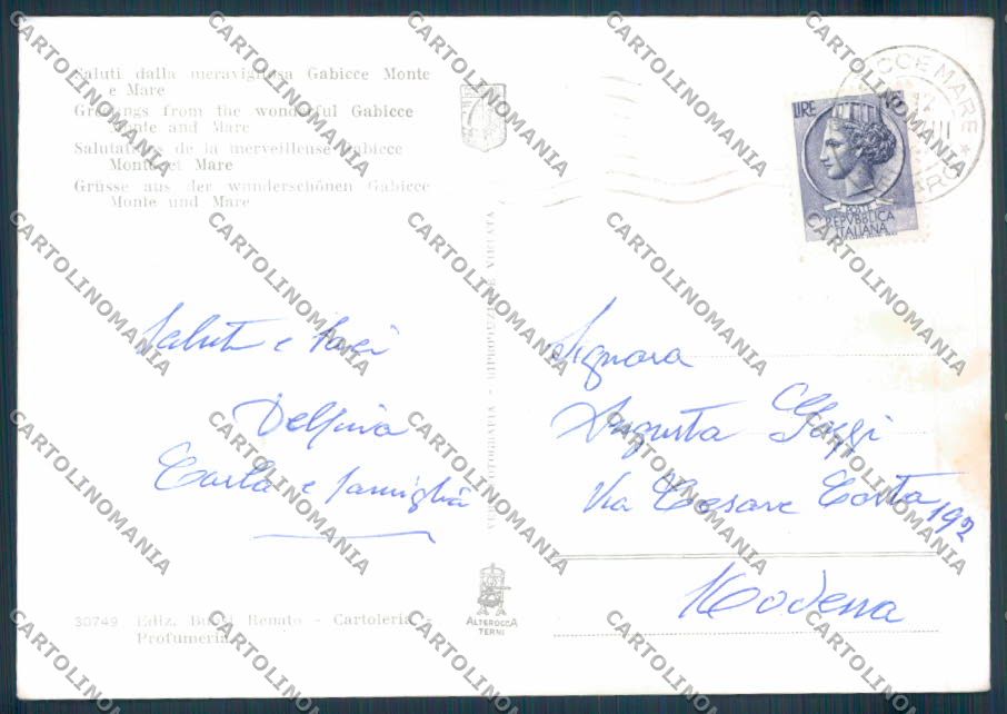 Pesaro Gabicce Foto FG cartolina ZF6970 – retro