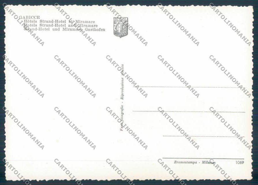 Pesaro Gabicce Foto FG cartolina ZF6989 – retro