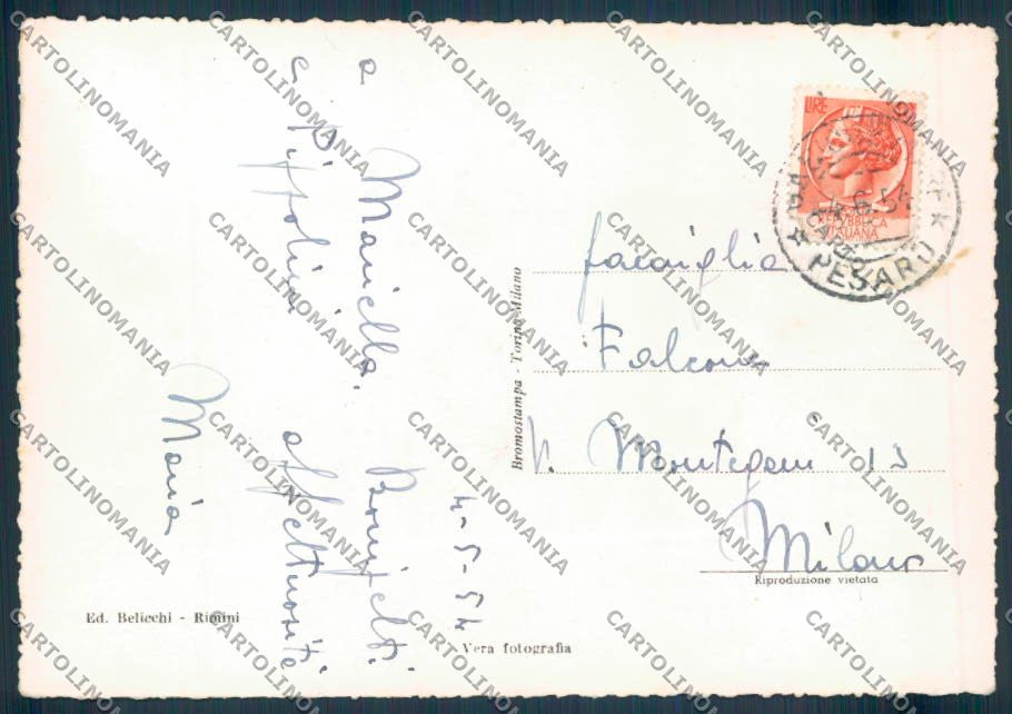 Pesaro Gabicce Foto FG cartolina ZF6996 – retro
