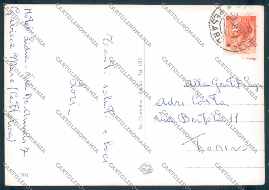 Pesaro Gabicce Foto FG cartolina ZF7000 – retro