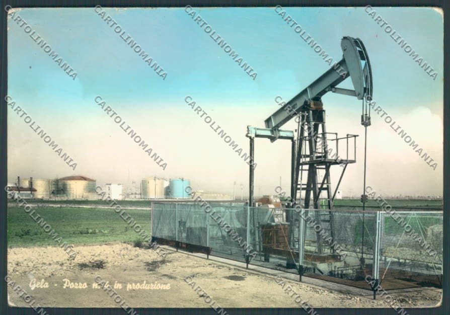 Caltanissetta Gela Petrolio Foto FG cartolina ZF7007 – fronte
