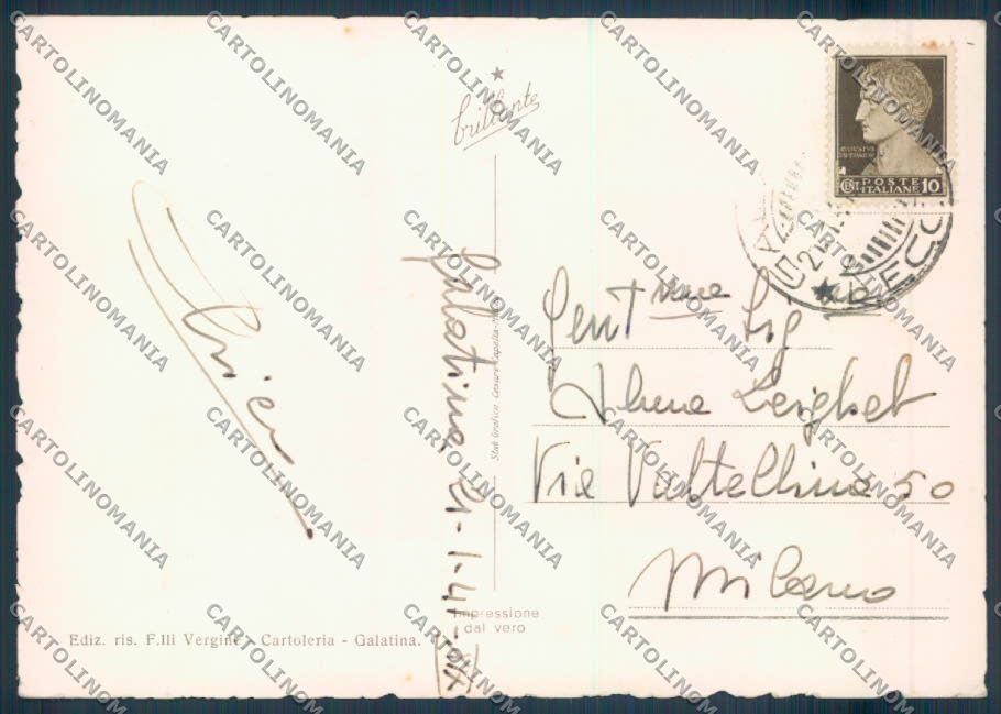 Lecce Galatina Foto FG cartolina ZF7042 – retro