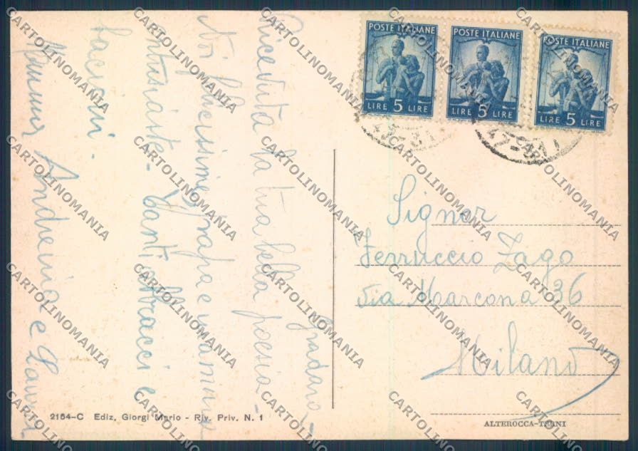 Pesaro Gradara FG cartolina ZF7055 – retro