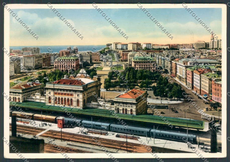 Genova Stazione Treno Foto FG cartolina ZF7063 – fronte