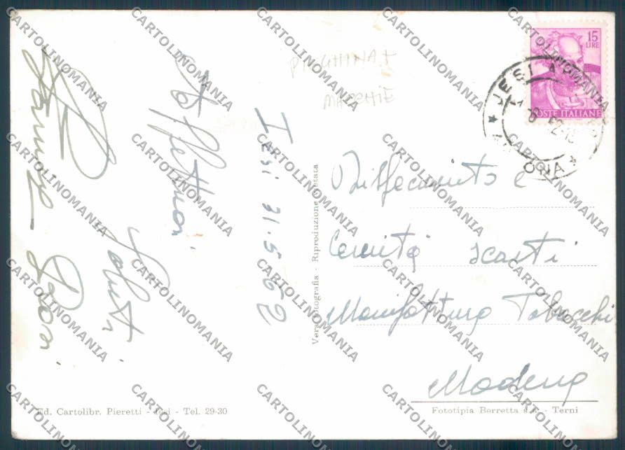 Ancona Jesi PIEGHINA MACCHIA Foto FG cartolina ZF7085 – retro