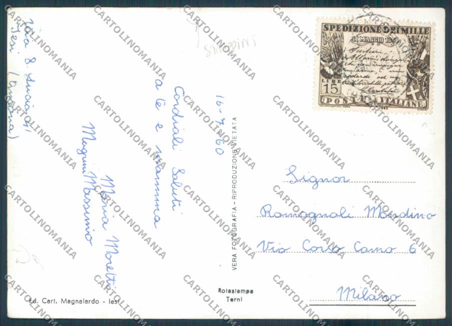 Ancona Jesi STRAPPINO Foto FG cartolina ZF7086 – retro