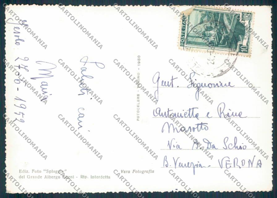 Venezia Jesolo Lido Foto FG cartolina ZF7087 – retro