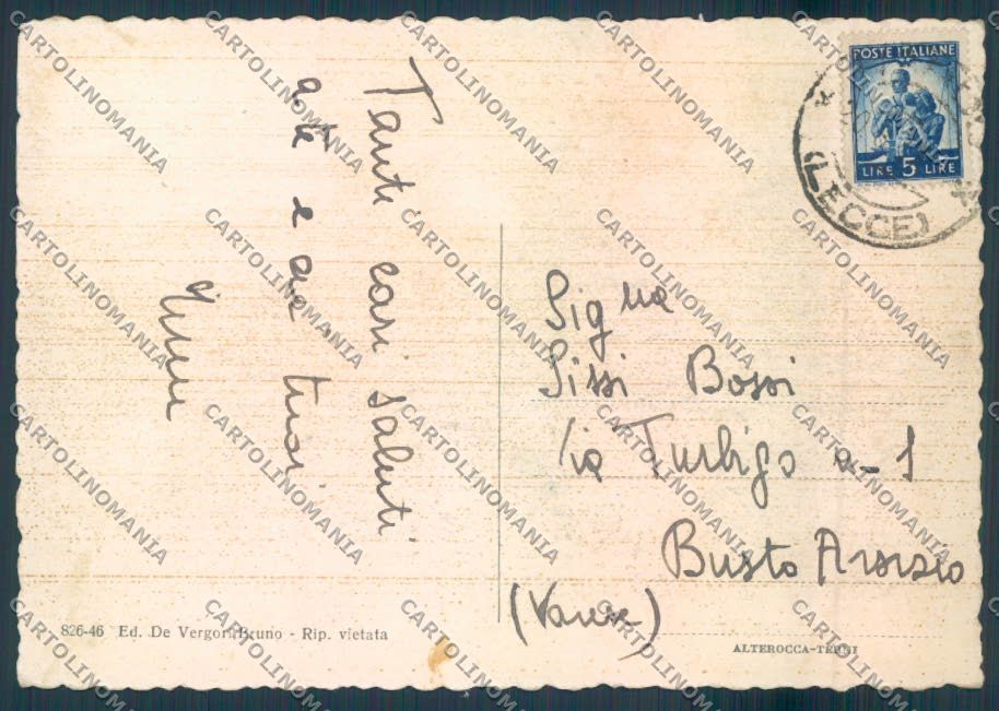 Lecce Città FG cartolina ZF7131 – retro