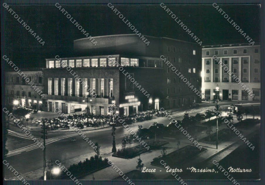 Lecce Città Teatro Massimo Foto FG cartolina ZF7145 – fronte