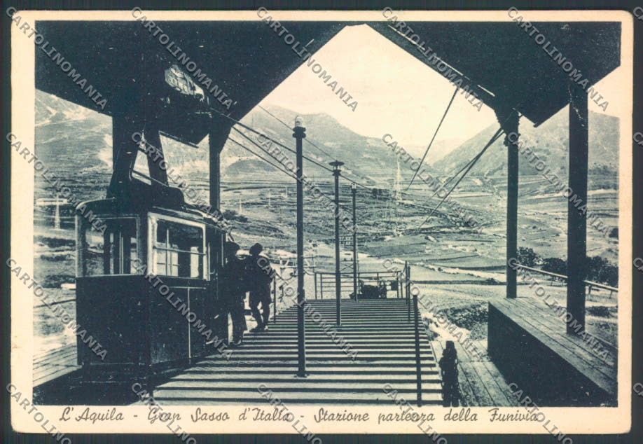 L'Aquila Gran Sasso PIEGHINE FG cartolina ZF7165 – fronte