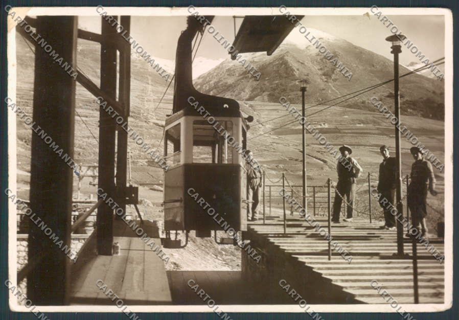 L'Aquila Gran Sasso Funivia STRAPPINI Foto FG cartolina ZF7168 – fronte