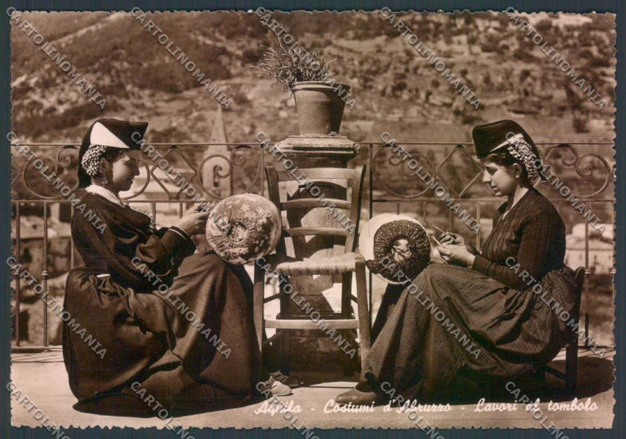 L'Aquila Costumi Tombolo Foto FG cartolina ZF7214 – fronte
