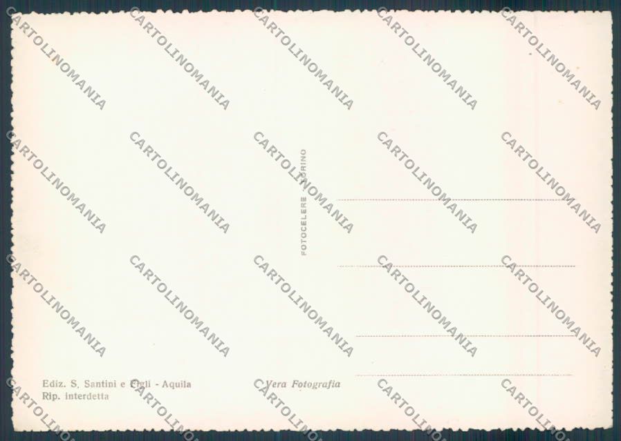 L'Aquila Costumi Tombolo Foto FG cartolina ZF7214 – retro