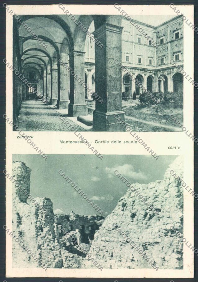 Frosinone Montecassino FG cartolina ZF7227 – fronte