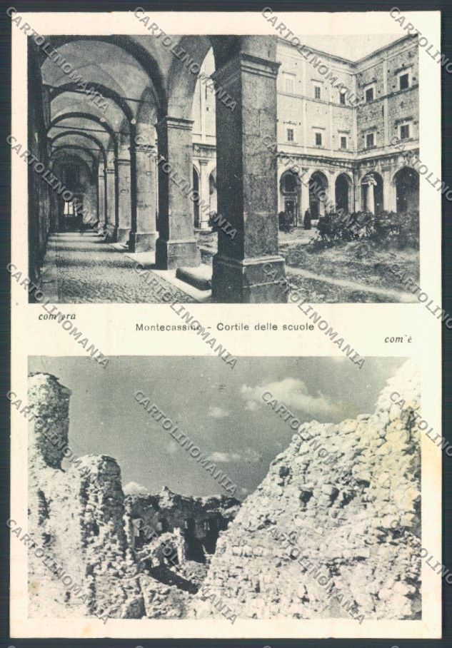 Frosinone Montecassino FG cartolina ZF7228 – fronte