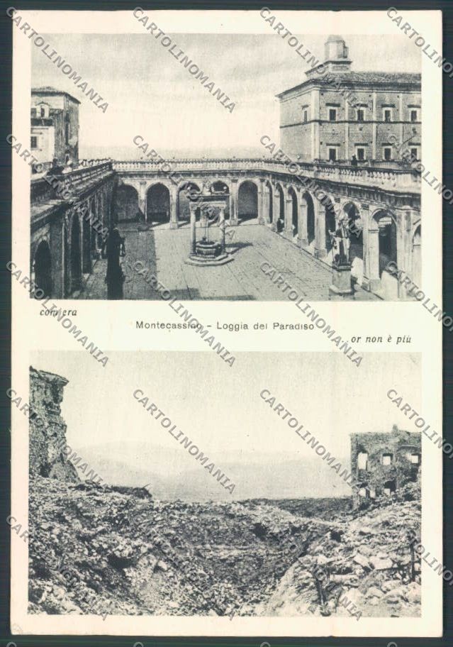 Frosinone Montecassino FG cartolina ZF7230 – fronte