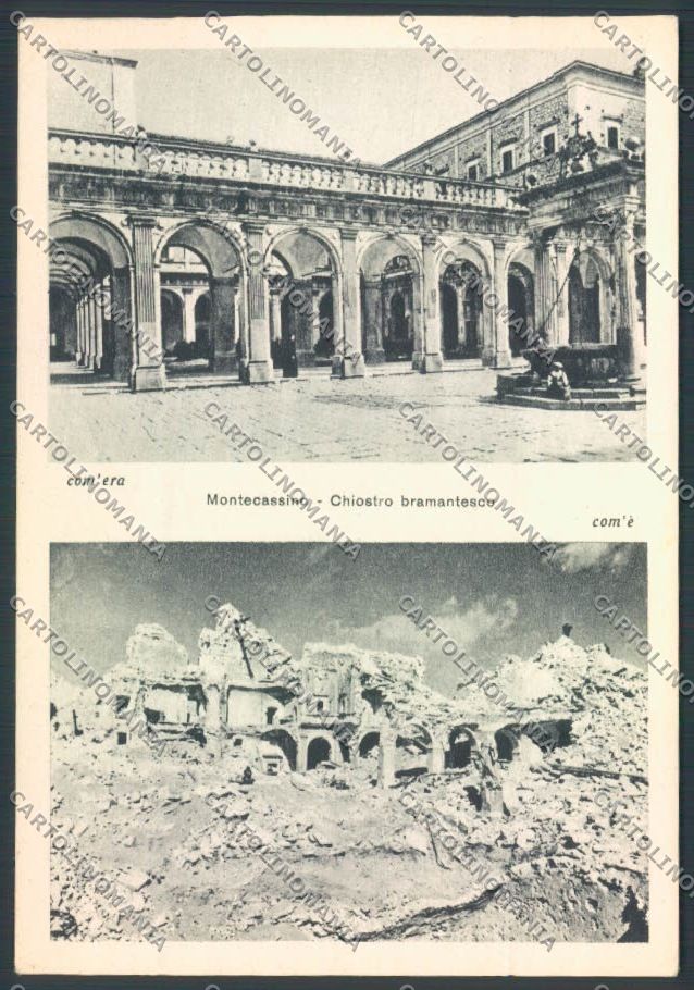 Frosinone Montecassino FG cartolina ZF7233 – fronte