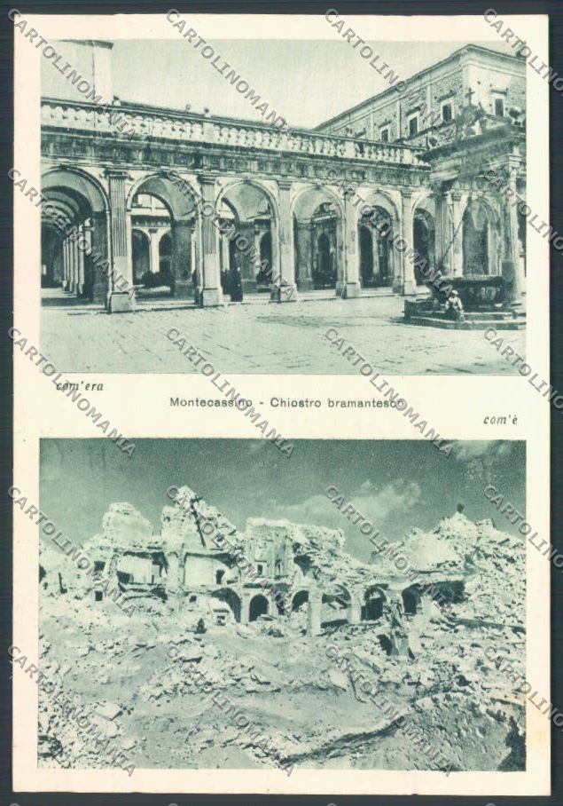Frosinone Montecassino FG cartolina ZF7234 – fronte