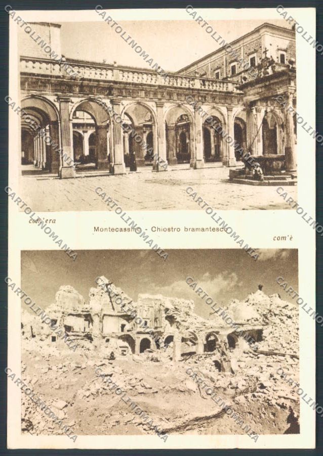 Frosinone Montecassino FG cartolina ZF7235 – fronte