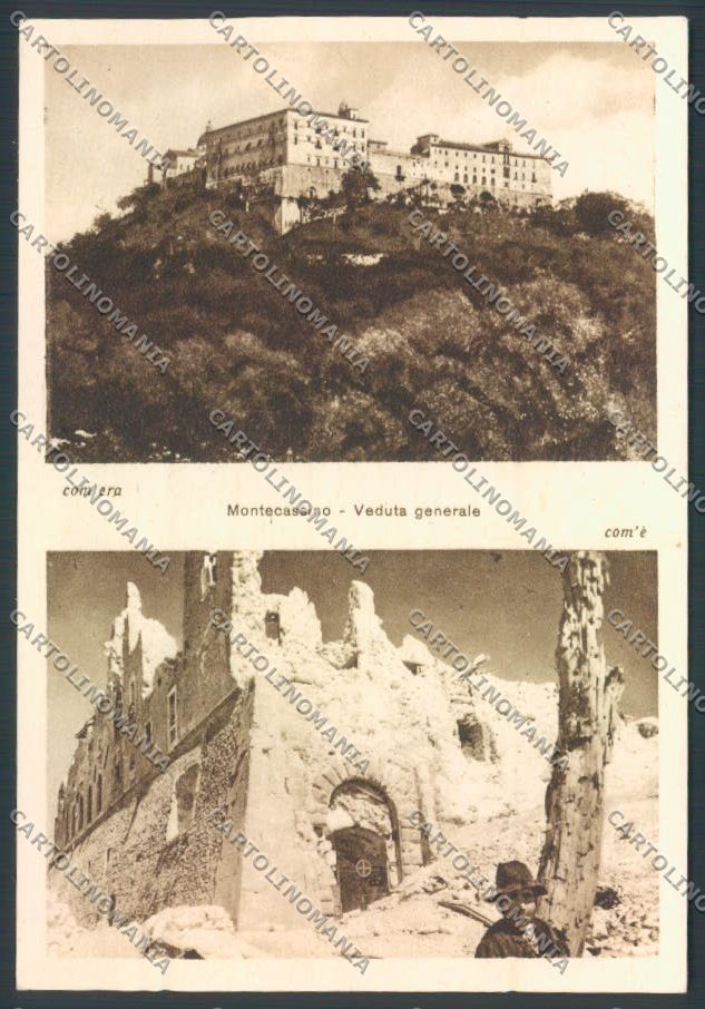 Frosinone Montecassino FG cartolina ZF7236 – fronte