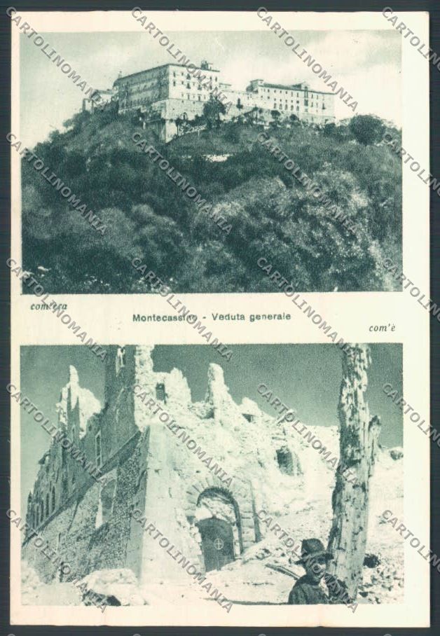 Frosinone Montecassino FG cartolina ZF7237 – fronte