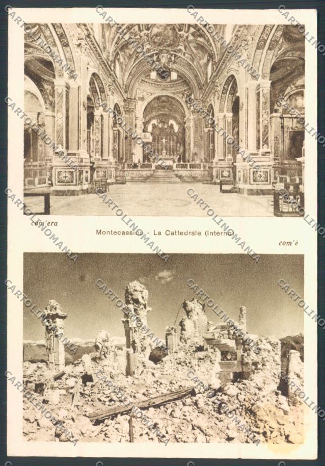 Frosinone Montecassino FG cartolina ZF7239 – fronte