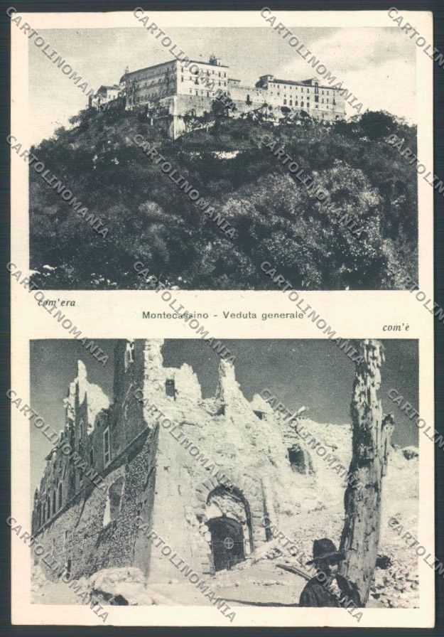 Frosinone Montecassino FG cartolina ZF7241 – fronte