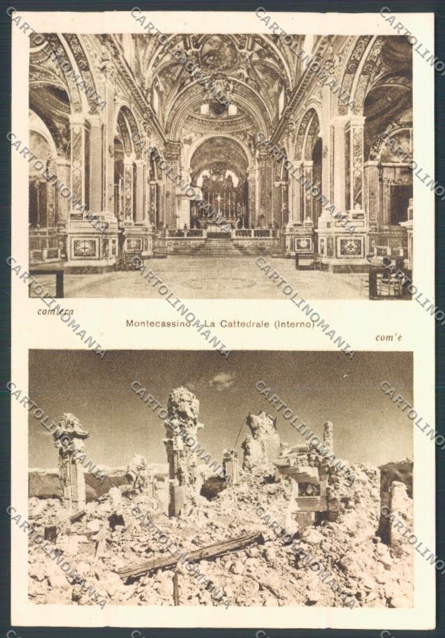 Frosinone Montecassino FG cartolina ZF7253 – fronte