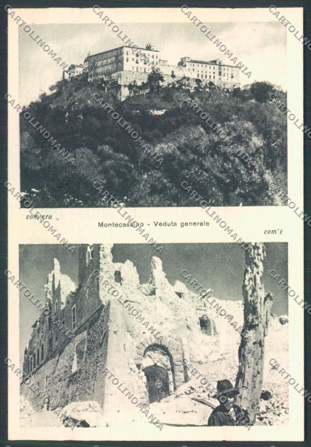 Frosinone Montecassino FG cartolina ZF7254 – fronte