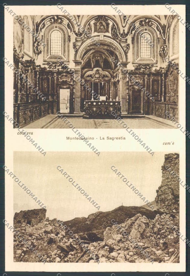 Frosinone Montecassino FG cartolina ZF7255 – fronte