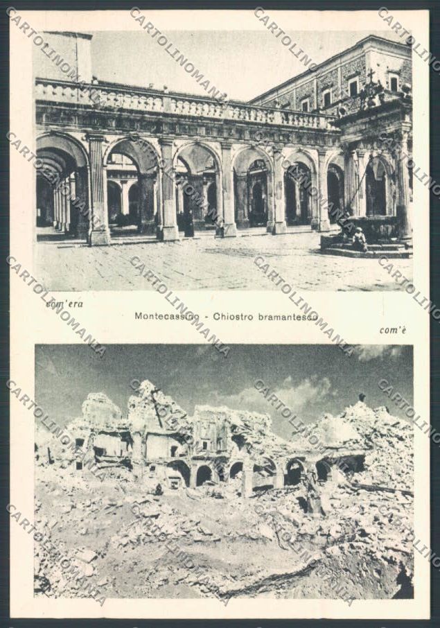 Frosinone Montecassino FG cartolina ZF7256 – fronte
