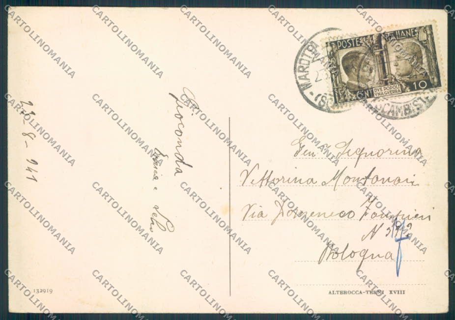 Pesaro Marotta FG cartolina ZF7346 – retro