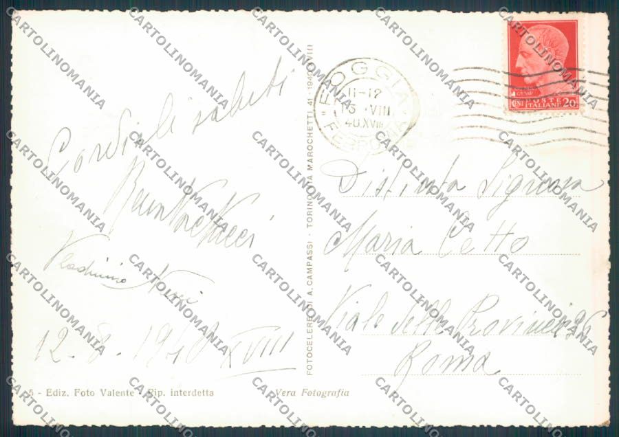 Foggia Manfredonia Foto FG cartolina ZF7355 – retro