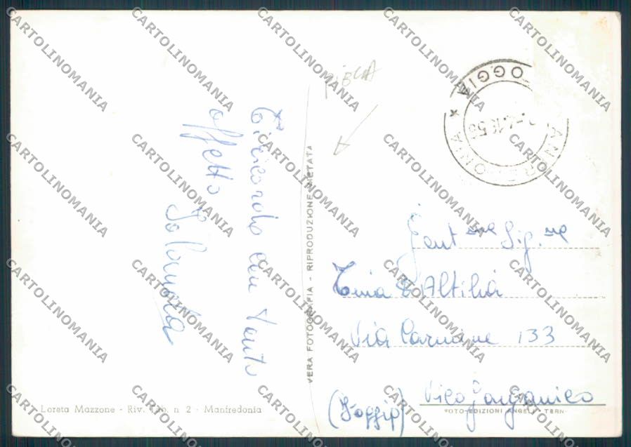Foggia Manfredonia Foto FG cartolina ZF7356 – retro