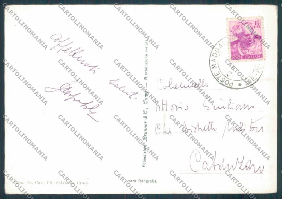 Caserta Maddaloni Militari Foto FG cartolina ZF7368 – retro