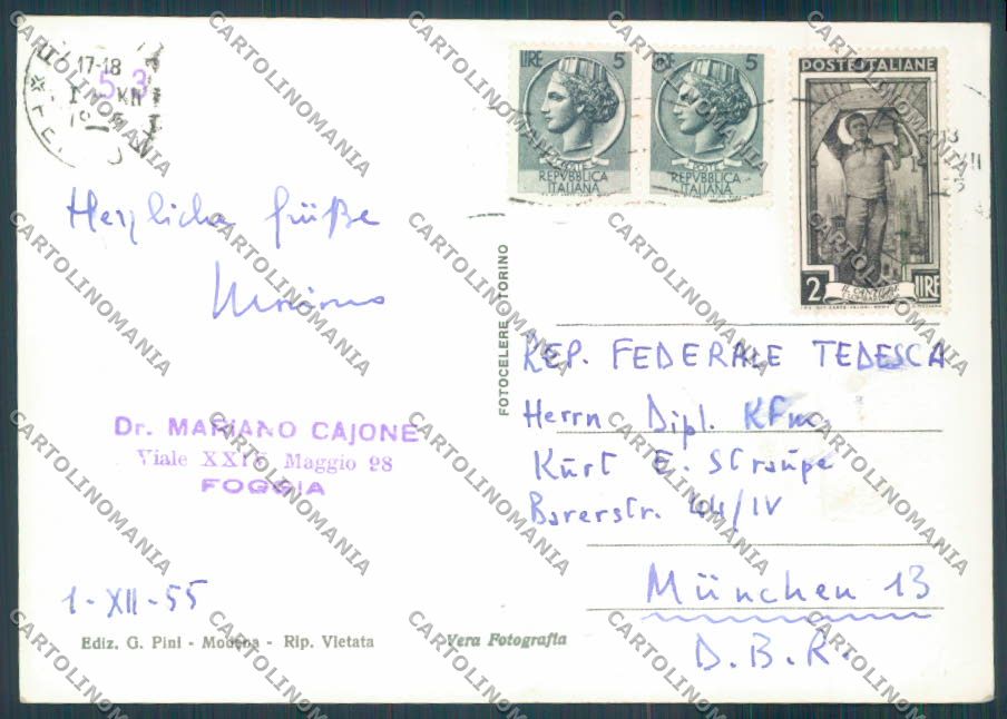 Modena Città Foto FG cartolina ZF7442 – retro