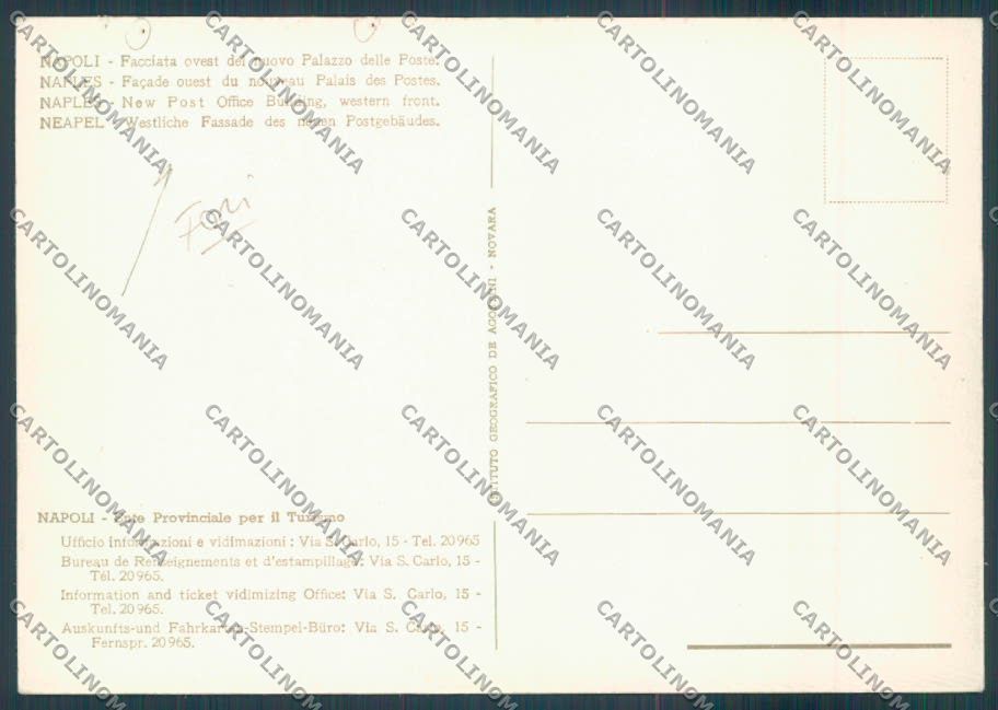 Napoli Città Poste FORI FG cartolina ZF7454 – retro