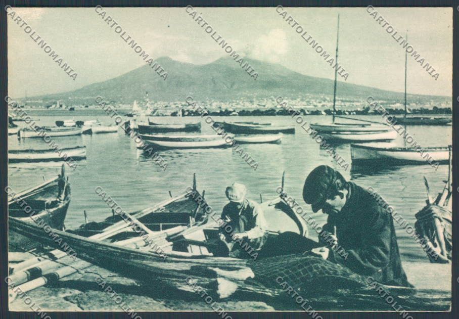 Napoli Città Santa Lucia Pesca FG cartolina ZF7456 – fronte