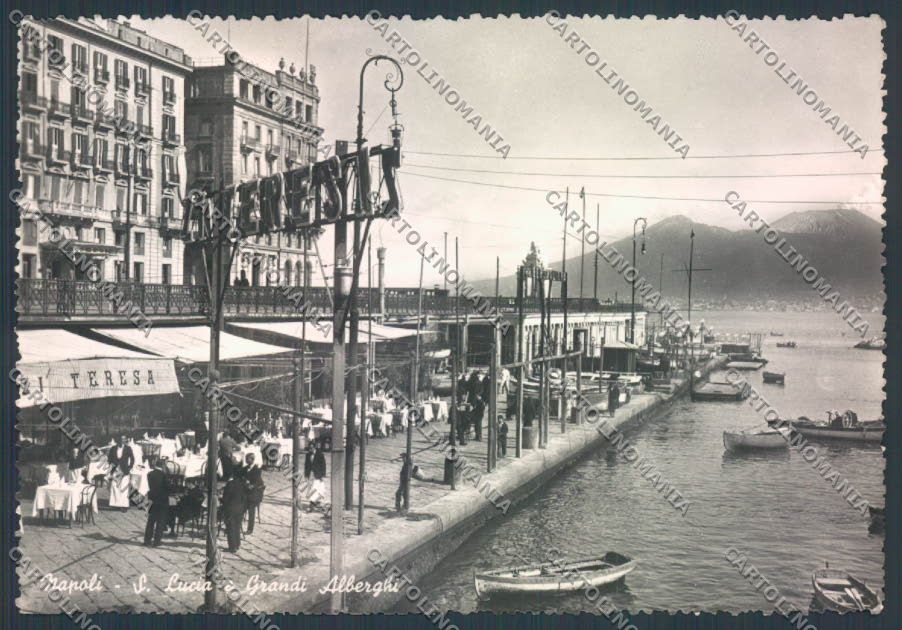 Napoli Città Santa Lucia Foto FG cartolina ZF7460 – fronte