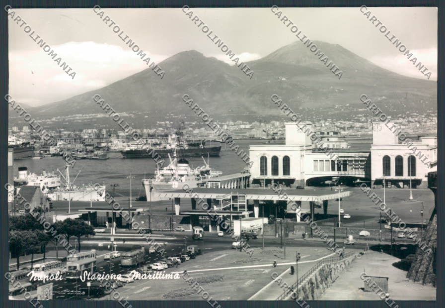 Napoli Stazione Marittima Foto FG cartolina ZF7477 – fronte