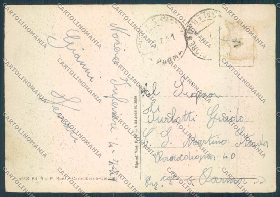 Salerno Nocera FG cartolina ZF7484 – retro