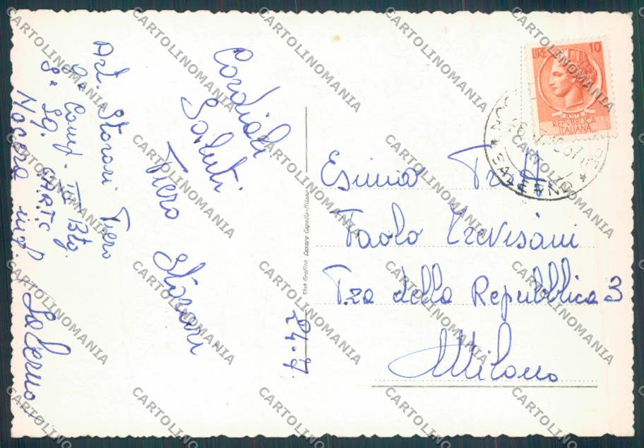 Salerno Nocera Carroarmato FG cartolina ZF7490 – retro